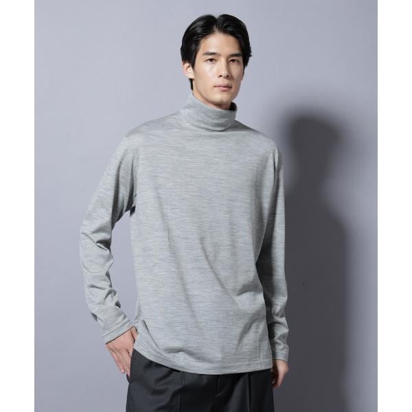 [�}���C]MIYATA×NANO JAPAN MADE 100��WOOL �^�[�g���l�b�N/�i�m���j�o�[�X�iNANO universe�j L.�O���[1