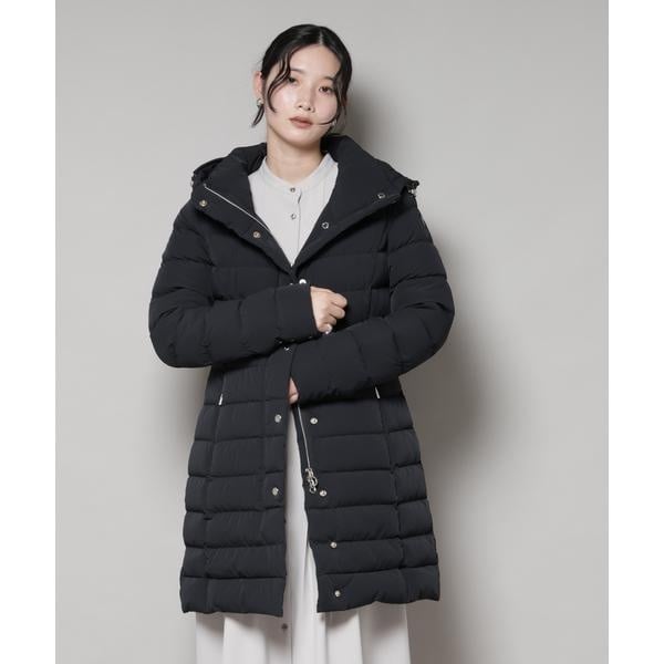 極美品ナノユニバース×西川ダウン スタンドポンチョ ダウン90% 極美品ナノユニバース×西川ダウン スタンドポンチョ ダウン90