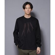 フェザー エンブロイダリー ロングスリーブTシャツ