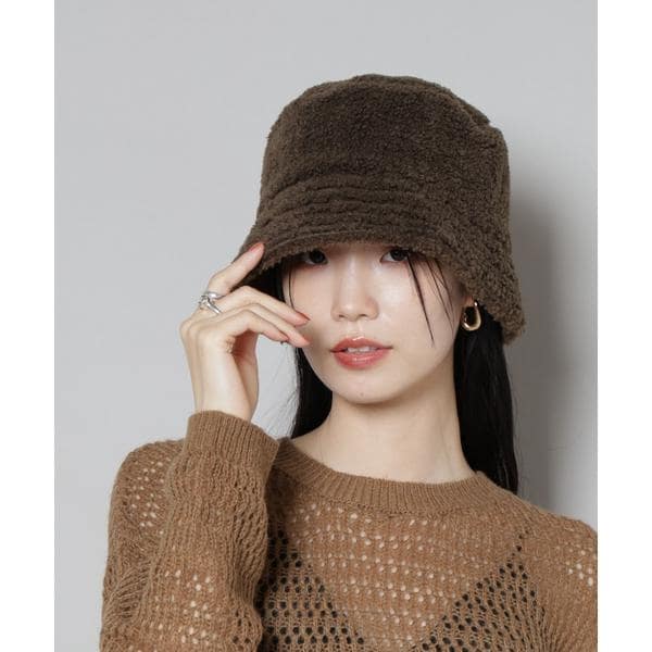 Healthknit／別注ボアバケットハット