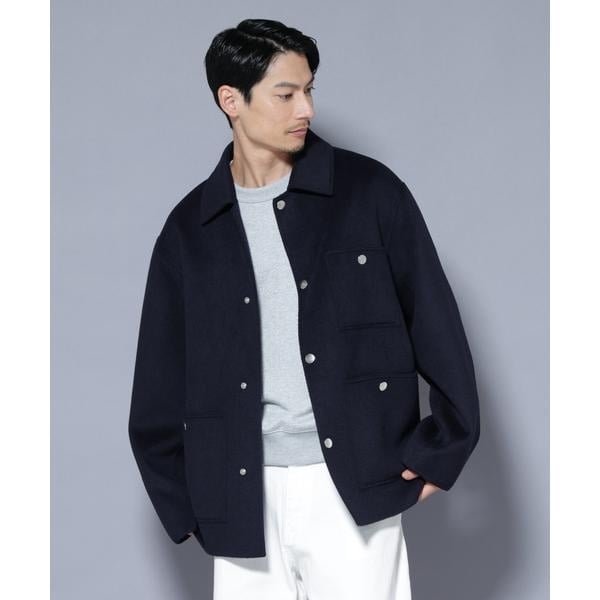 YLEVE／WOOL MOSSER PEA COAT | ナノユニバース(NANO universe