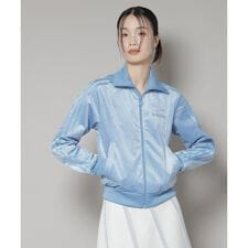 adidas／VELVET TRACK JAKET ASH BLUE