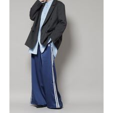 adidas／SATIN TRACK PANTS INDIGO