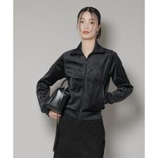 adidas／VELVET TRACK JAKET　BLACK