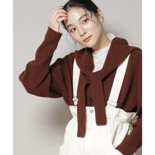 AQUAウールカシミヤトライアングルストール