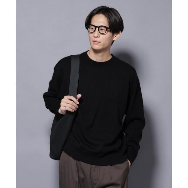 アンゴラ混アーガイルVネックニット | ナノユニバース(NANO universe