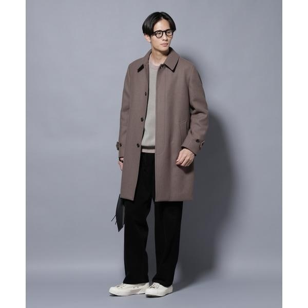 ウール／Nメルトンスタンドカラーコート | ナノユニバース(NANO