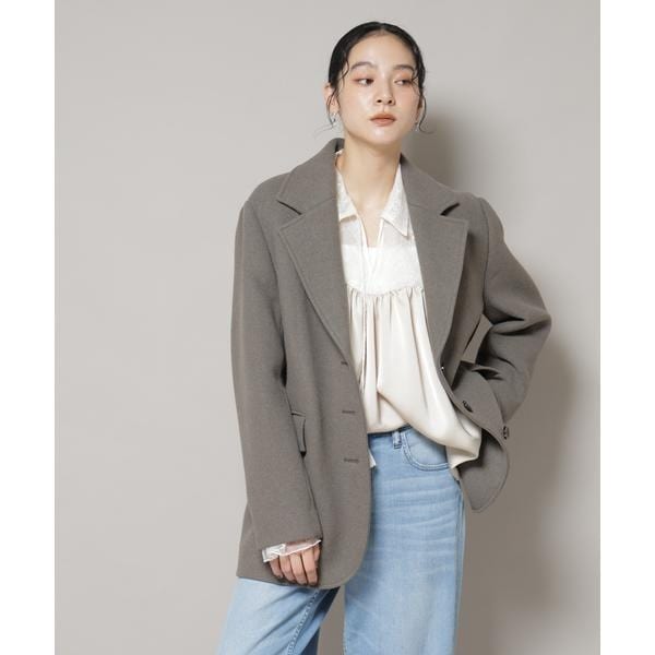 【限定値下げ】新品タグ付 NOBLE トロストレッチスリットジャケット 36 NOBLE トロストレッチスリットジャケット 36サイズ 追加