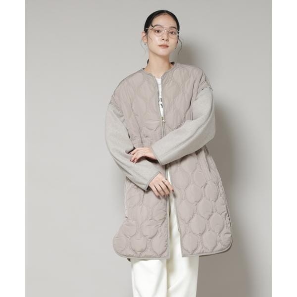 カルゼジャージーノーカラーハーフコート | スピック＆スパン