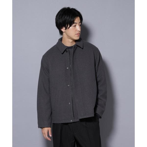 アダムエロペ　【TECHTWEED】ショート フード オーバーサイズ ブルゾン ADAM ET ROPE'（アダムエロペ）の「【TECHTWEED】ショート