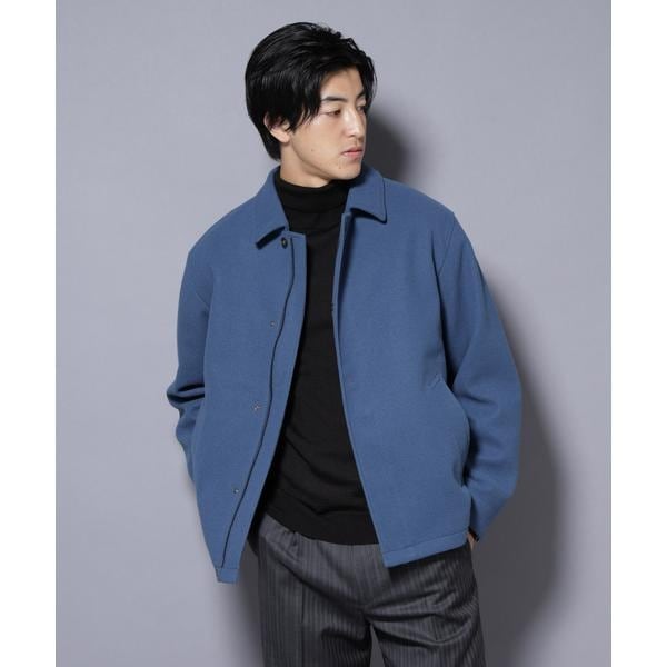 アダムエロペ　【TECHTWEED】ショート フード オーバーサイズ ブルゾン TECHTWEED】ショート フード オーバーサイズ ブルゾン サスティナブル