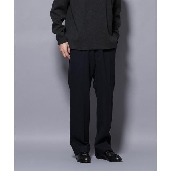 ASSEMBLANC｣シルクブレンドクリースワイドトラウザー | ナノユニバース