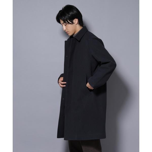 【2/16 まで】【ほぼ新品】ナノユニバース テックメルトンステンカラーコート NANO universe ステンカラーコート コート テックメルトンステン