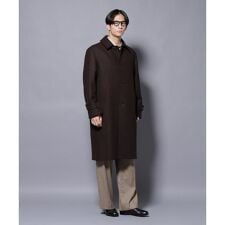 ウールカシミヤメルトンシングルコート