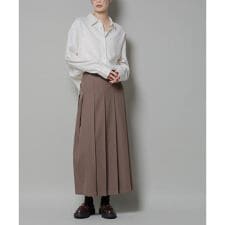 ナノユニバース(NANO universe)のワイドプリーツロングスカート
