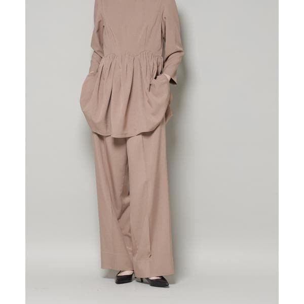 troisieme chaco／TWILL パンツ(セットアップ可)