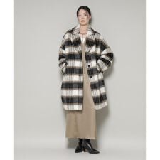 ナノユニバース(NANO universe)のシャギーチェックコート