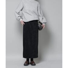 ナノユニバース(NANO universe)の起毛リブカットタイトロングスカート