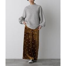 「STEVELOUR」ベロアブルームロングスカート(セットアップ可)