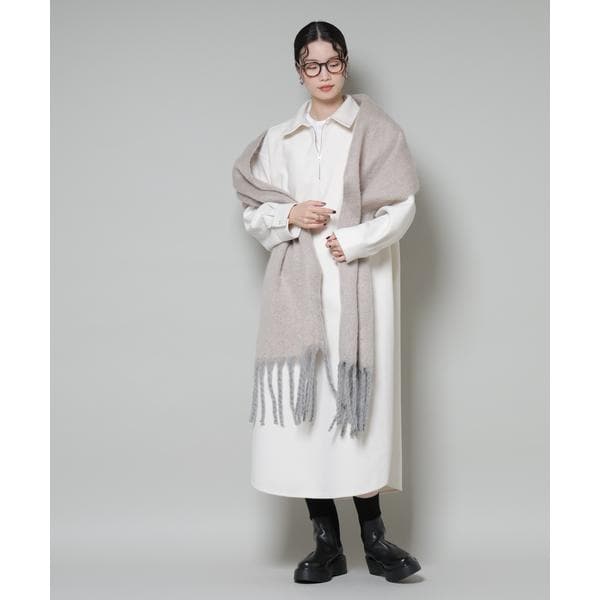 ソフトメルトンジャージーハーフジップワンピース | ナノユニバース