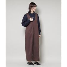 Vネックオールインワン