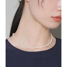 イミテーションパール4mmネックレス
