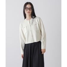 洗濯機洗可UVカット総針ニットカーディガン