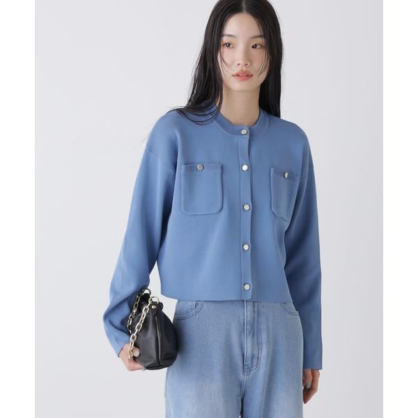 毛玉レスニット2wayカシュクールカーディガン | ナノユニバース(NANO