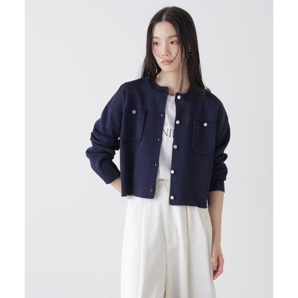 毛玉レスニット2wayカシュクールカーディガン | ナノユニバース(NANO