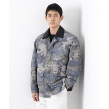 オーバージャケット「WARP PRINT」ライニング／撥水