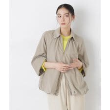 ライトスエードギャザーバルーンブルゾン