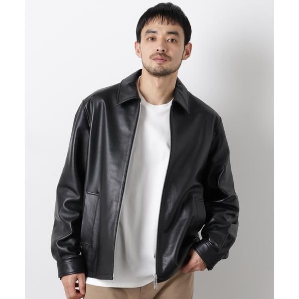 レザーシングルライダースジャケット | ナノユニバース(NANO universe