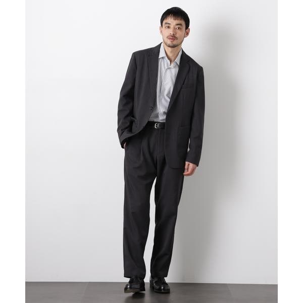 【☆断捨離割引中♪☆】ナノユニバース　ダメリーノ　SOLOTEX　M ナノユニバース ダメリーノ スリーピース SOLOTEX ストレッチ 黒色 M