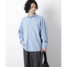 ｢OtoNANO｣大人のワイドシャツ デニムシャツ 長袖