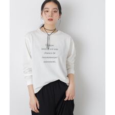 ロゴプリントロングスリーブTシャツ
