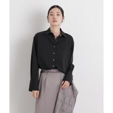 ハイツイストドライベルテッドロングシャツ(セットアップ可)