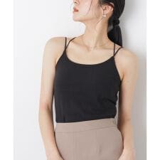 カップ付きバッククロスキャミソール