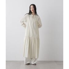 切り替えギャザーワンピース