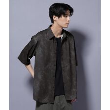 ストーンパターン半袖シャツ