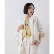 撥水加工 ドロストヘムリブブルゾン