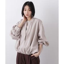 撥水加工 ドロストヘムリブブルゾン