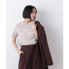 接触冷感&紫外線防止機能 ロゴプリントTシャツ