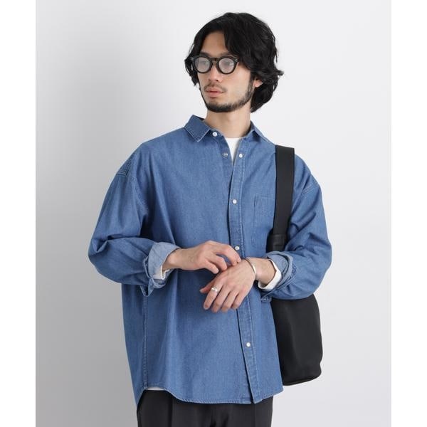 6.5oz リラックスデニムシャツ 長袖