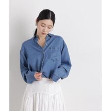 テンセルデニムリラックスシャツ(セットアップ可)