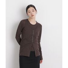 シアータンク＋ロンTレイヤードセット