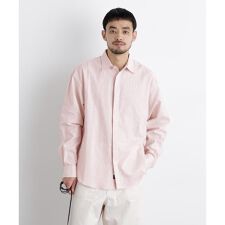 「FRENCH LINEN」リネンコットンレギュラーシャツ