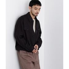 「FRENCH LINEN」リネンコットンシャツブルゾン