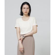 Anti Soaked(R) 汗染み防止コンパクトリブTシャツ