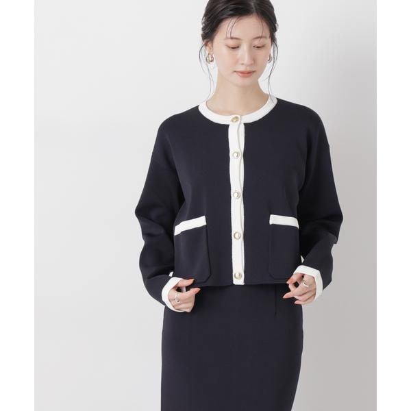 よーせい美品 ナノユニバース ライトシャギー ガウンコート 36 SHIPS any コート アウター any: シャギー フーディー ガウン