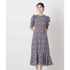 troisieme chaco／別注 CUT JACQUARD ワンピース